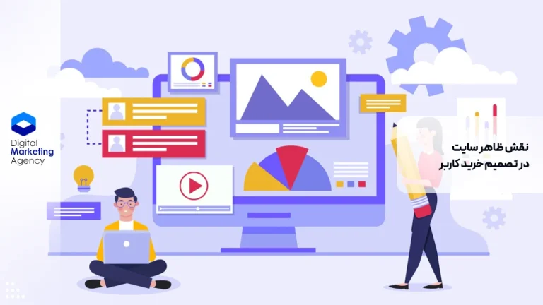 نقش ظاهر سایت در تصمیم خرید کاربر